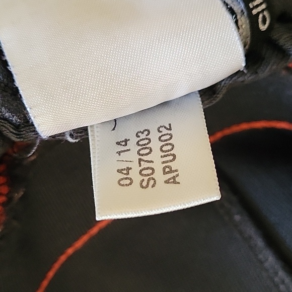 Adidas Climacool Youth Training/ Track pants, YL, Grey/Orange,  GUC - Picture 10 of 11